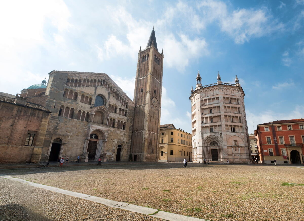 Parma Emilia Romagna Italy the cathedral square 85530892 l 123 RF