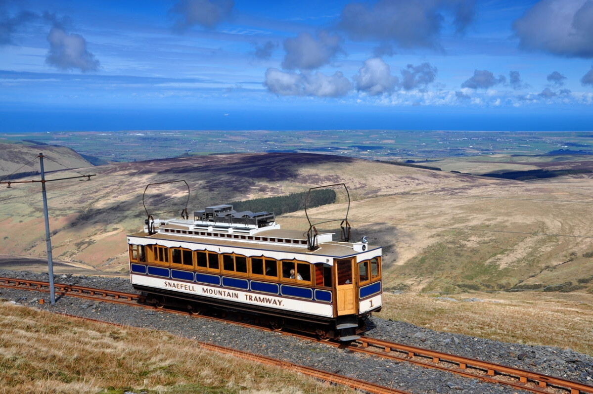 Snaefell summit tram
