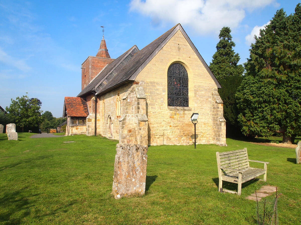 Tudeley view from West All Saints Church Tudeley