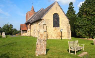Tudeley view from West All Saints Church Tudeley
