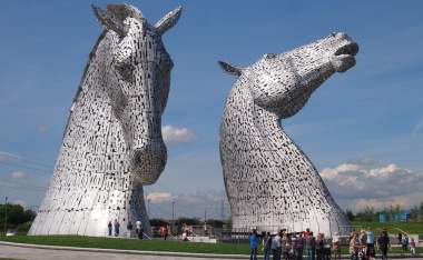Kelpies by day Photo by The Helix