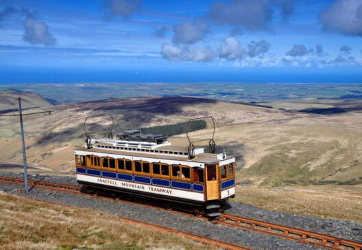 Snaefell summit tram
