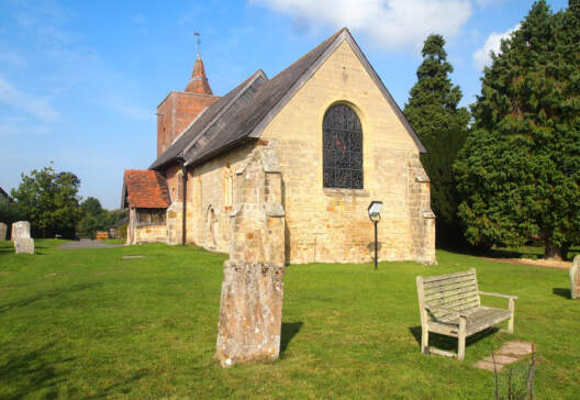 Tudeley view from West All Saints Church Tudeley