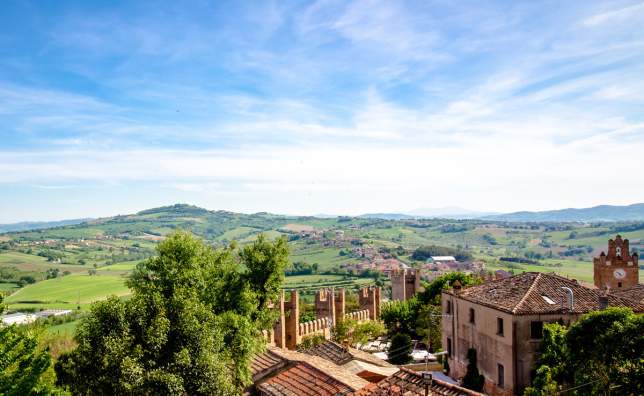 View from Gradara Castle 106360702 123 RF