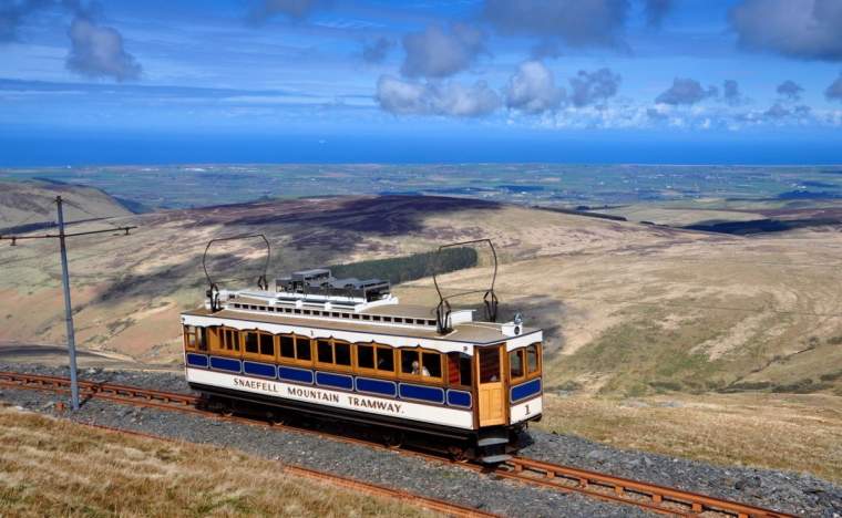 Snaefell summit tram