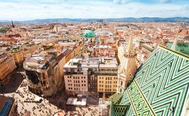 View-from-St.-Stephens-Cathedral-over-Stephansplatz-Vienna