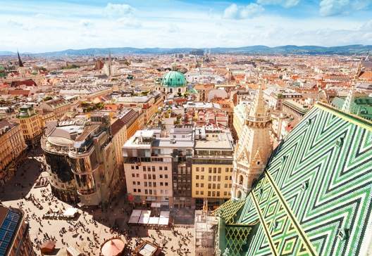 View-from-St.-Stephens-Cathedral-over-Stephansplatz-Vienna