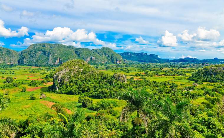 The Vinales valley in Cuba a famous tourist destination and a major tobacco growing area 86722891 c Kamira
