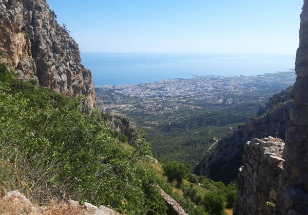 View from St Hilarion Castle