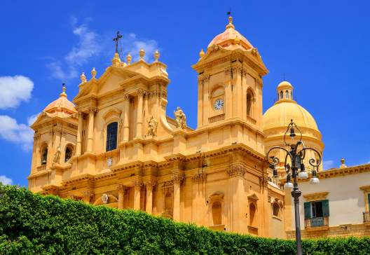 View-of-baroque-style-cathedral-in-old-town-Noto-Sicily-Italy