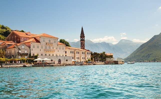 The-old-town-of-Perast-in-Boka-Kotorska-Bay.-Montenegro