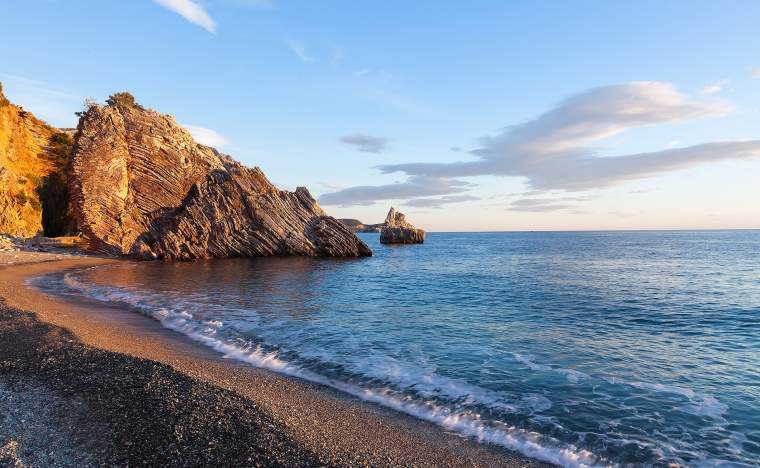 Montenegro-Becici-resort-sunset