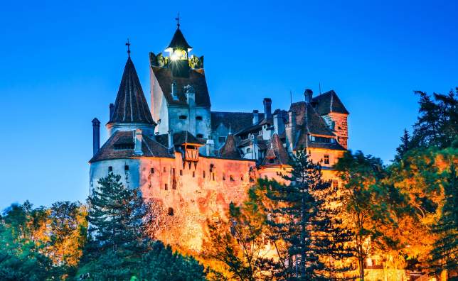 Bran Castle Romania Medieval fortification in Transylvania known for Dracula myth Brasov County Romania