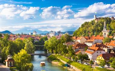 Cityscape-of-the-Slovenian-capital-Ljubljana