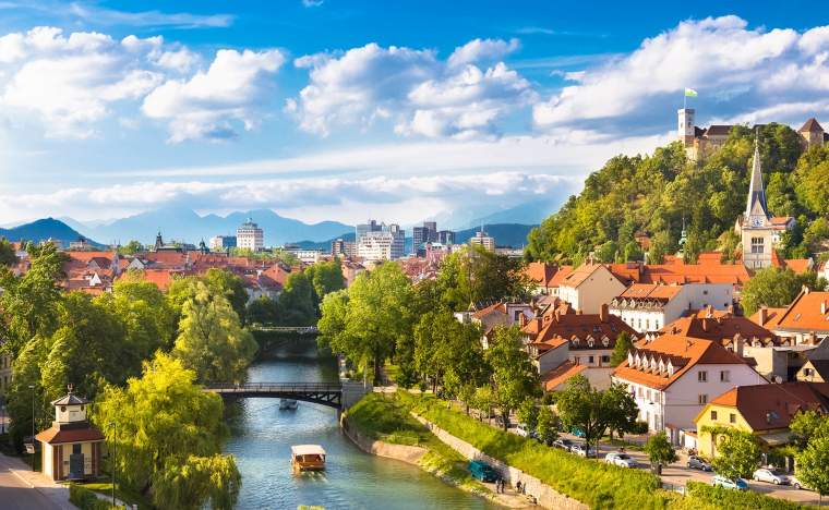 Cityscape-of-the-Slovenian-capital-Ljubljana