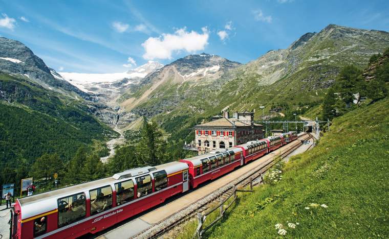 Sts8562 Bernina Express Poschiavo STST STTP Marcus Gyger