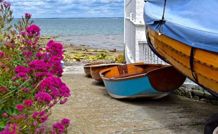Boats-on-the-Isle-of-Wight-England