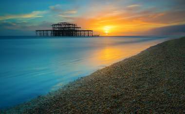 Brighton-West-Pier-at-Sunset-Sussex