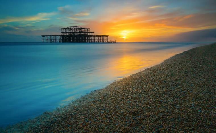 Brighton-West-Pier-at-Sunset-Sussex