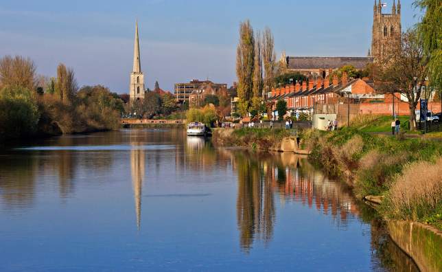 The river severn worcester