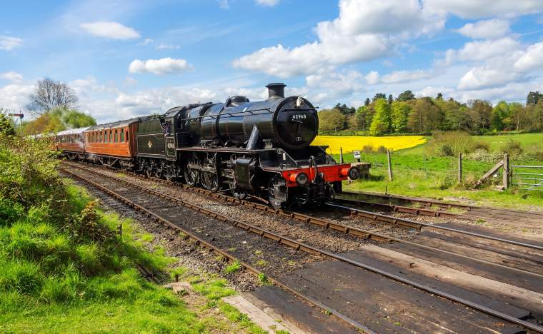 Worcestershire severn valley preserved steam railway arley
