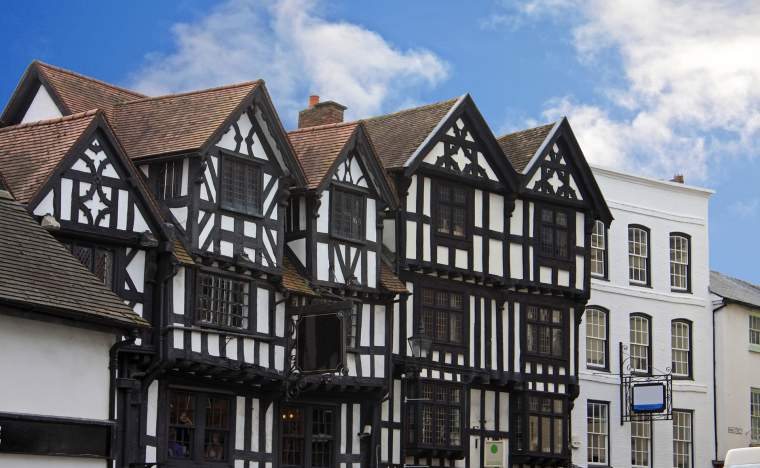 Street in Ludlow England