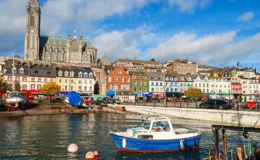 The harbour at Cobh Co Cork Ireland Europe