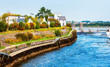Beautiful landscape of Galway Ireland