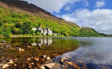 Kylemore Abbey in Connemara County Galway Ireland