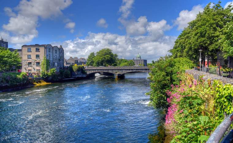 Galway Ireland and the River Corrib