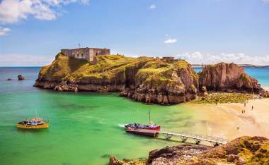 St Catherines Island Tenby Pembrokeshire Wales U K